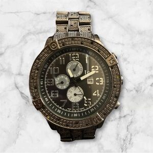 Joshua & Sons Vanquish Stainless Steel Chronograph Watch - Retail $499